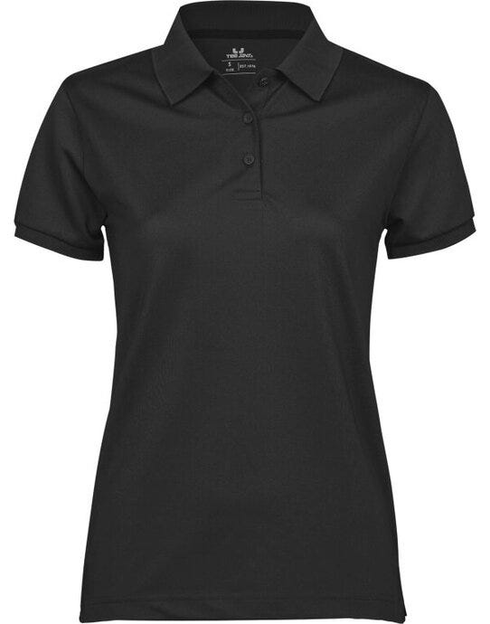 Tee Jays Ladies Club Polo - Black
