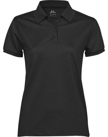 Tee Jays Ladies Club Polo - Black