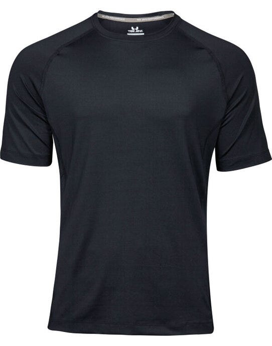 Tee Jays Mens CoolDry Tee - Black