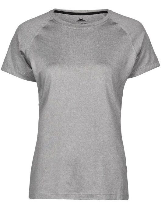 Tee Jays Ladies CoolDry Tee - Grey Melange