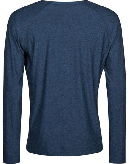 Tee Jays Long Sleeve Cooldry Tee - Navy Melange