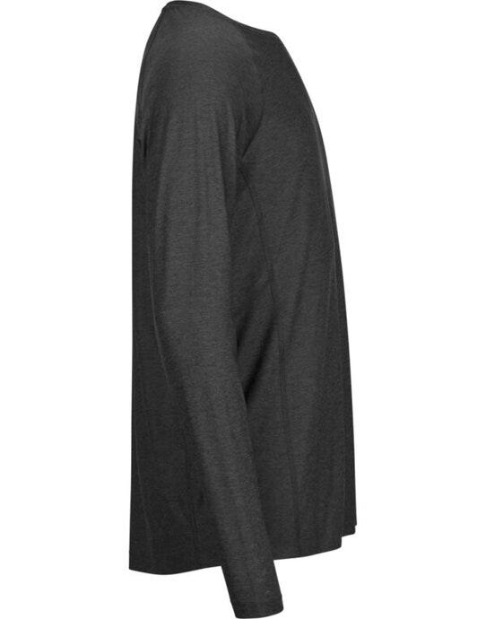 Tee Jays Long Sleeve Cooldry Tee - Black Melange