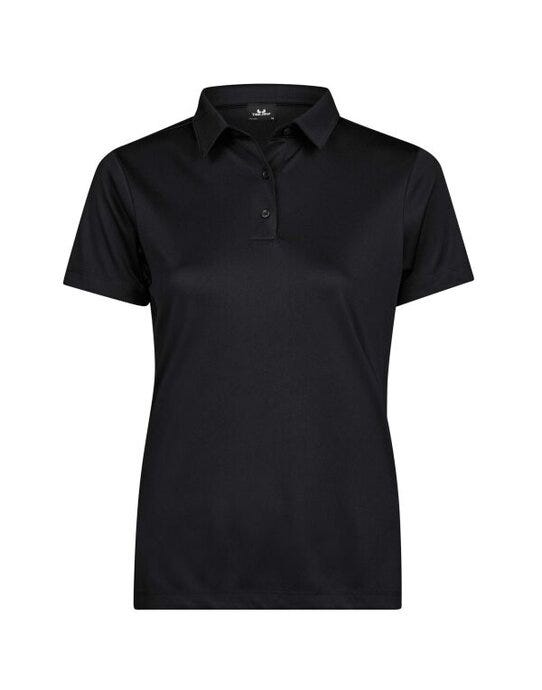 Tee Jays Ladies Luxury Sport Polo - Black
