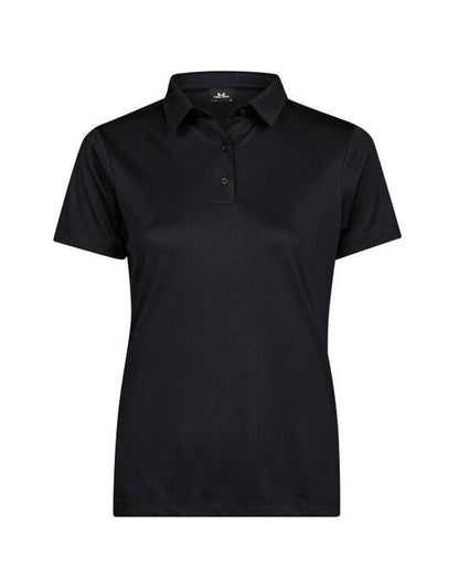 Tee Jays Ladies Luxury Sport Polo - Black