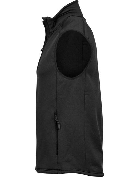 Tee Jays Mens Stretch Fleece Bodywarmer - Black