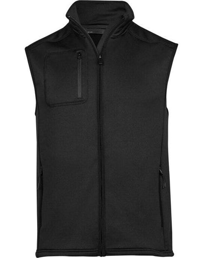 Tee Jays Mens Stretch Fleece Bodywarmer - Black