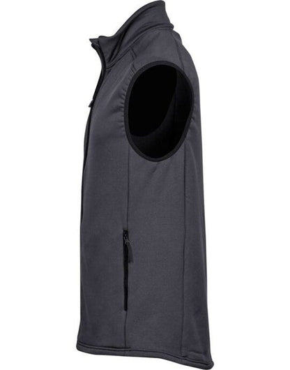 Tee Jays Mens Stretch Fleece Bodywarmer - Dark Grey