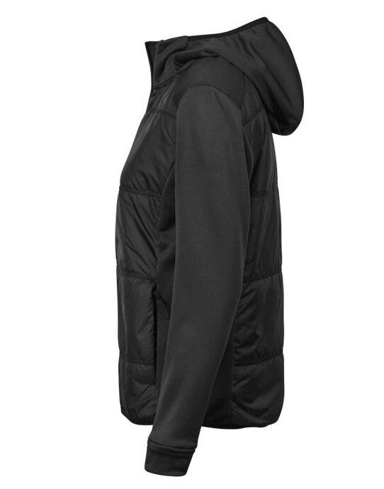 Tee Jays Womens Hybrid-Stretch Jacket - Black/Black