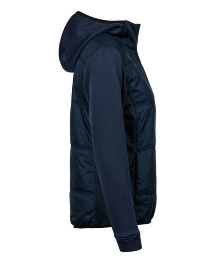 Tee Jays Womens Hybrid-Stretch Jacket - Navy/Navy
