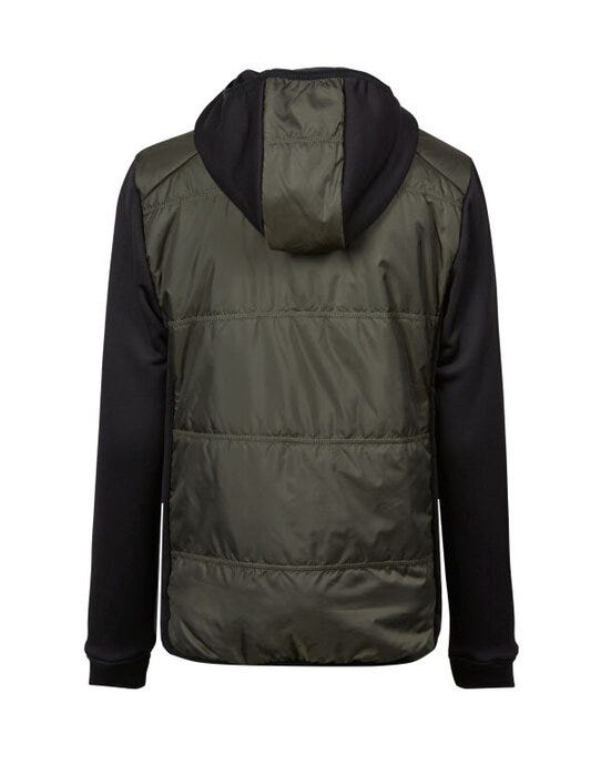 Tee Jays Womens Hybrid-Stretch Jacket - Deep Green/ Black