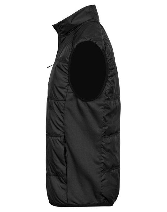 Tee Jays Hybrid-Stretch Bodywarmer - Black/Black