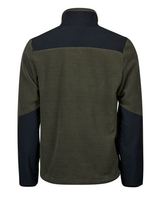 Tee Jays Mountain Fleece - Deep Green/ Black