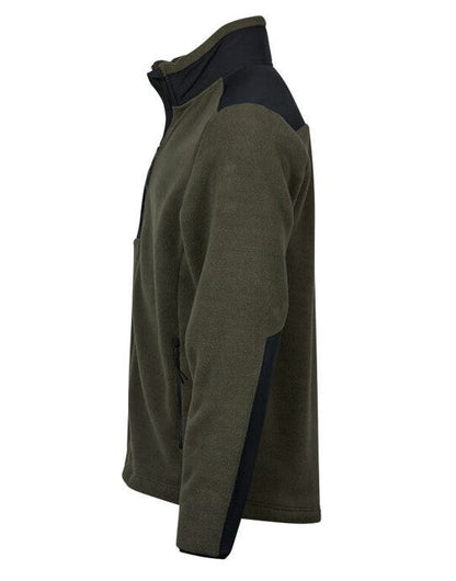 Tee Jays Mountain Fleece - Deep Green/ Black