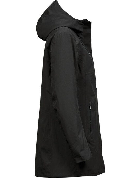 Tee Jays Womens All Weather Parka - Black