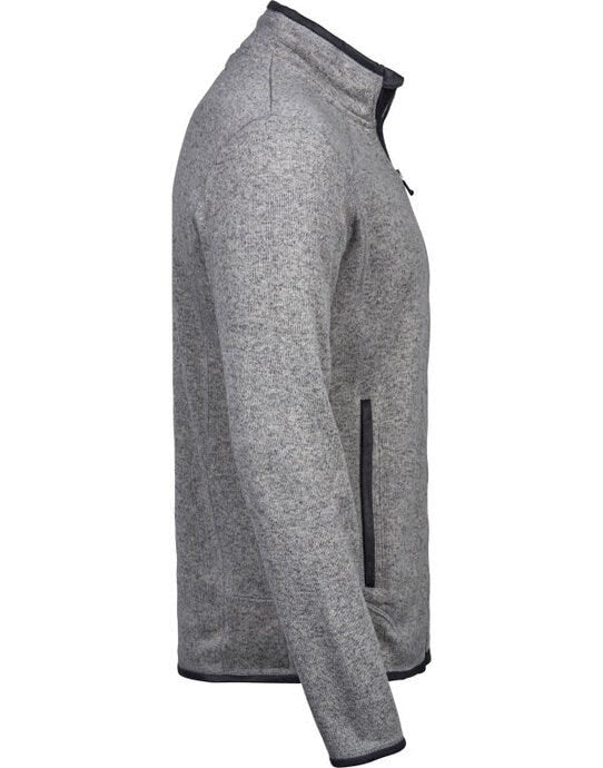 Tee Jays Mens Outdoor Fleece - Grey Melange