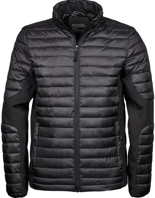 Tee Jays Mens Crossover Jacket - Black/Black