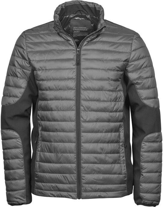 Tee Jays Mens Crossover Jacket - Space Grey/Black