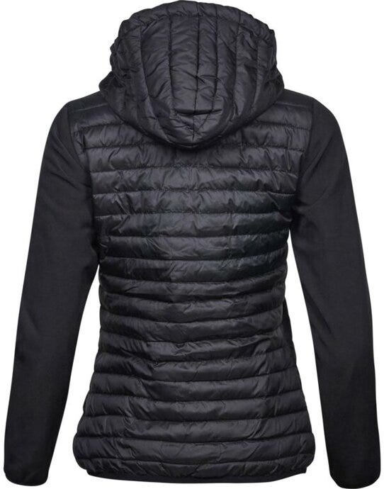 Tee Jays Womens Hooded Crossover Jkt - Black