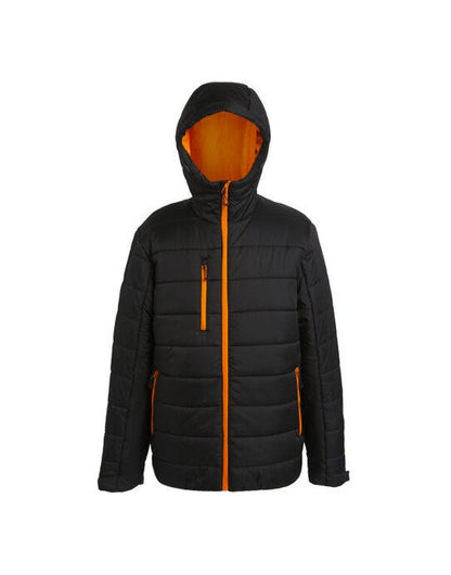 Regatta Professional Regatta Men's Navigate Thermal Jacket - Black Orange Pop