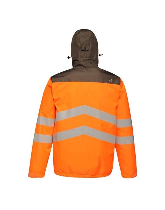 Regatta High Visibility Regatta Hi Vis Bomber Jacket - Orange/Grey