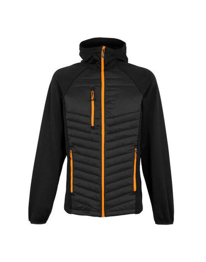 Regatta Professional Regatta Men's Navigate Hybrid Jacket - Black Orange Pop
