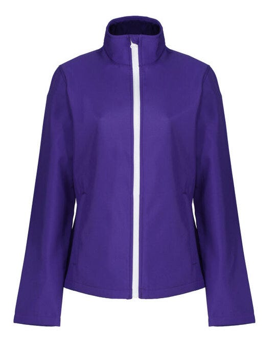 Regatta Professional Regatta Women Ablaze Printable Softshell - Vibrant Purple/ White