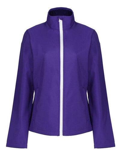 Regatta Professional Regatta Women Ablaze Printable Softshell - Vibrant Purple/ White