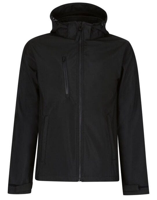 Regatta Professional Regatta Venturer Hooded Softshell - Black/Black