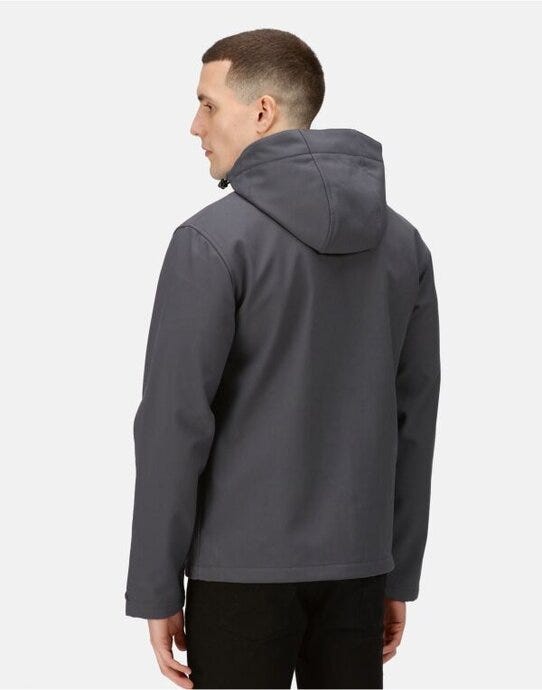 Regatta Professional Regatta Venturer Hooded Softshell - Seal Grey/Black