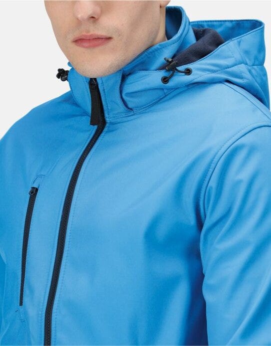 Regatta Professional Regatta Venturer Hooded Softshell - French Blue / Navy