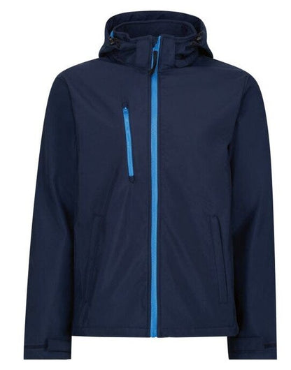Regatta Professional Regatta Venturer Hooded Softshell - Navy/ French Blue