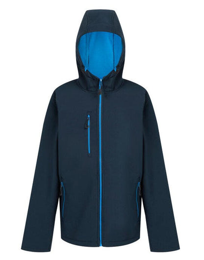 Regatta Professional Regatta Navigate 2-Layer Hood Softshell - Navy/ French Blue