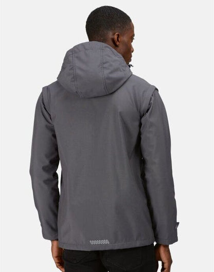 Regatta Professional Regatta Mens Earsmus 4-In-1 Softshell - Seal Grey/Seal Grey