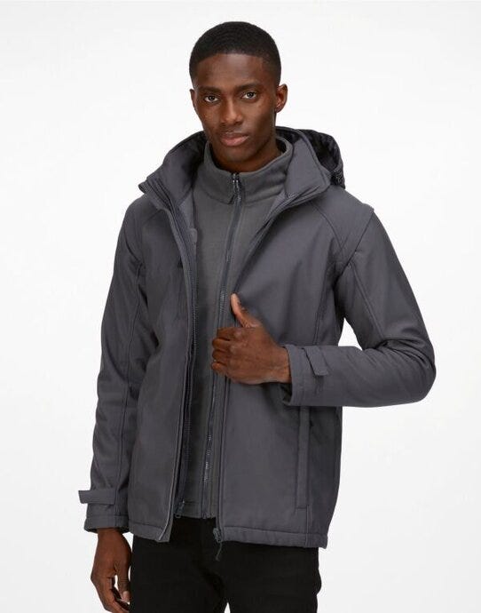 Regatta Professional Regatta Mens Earsmus 4-In-1 Softshell - Seal Grey/Seal Grey