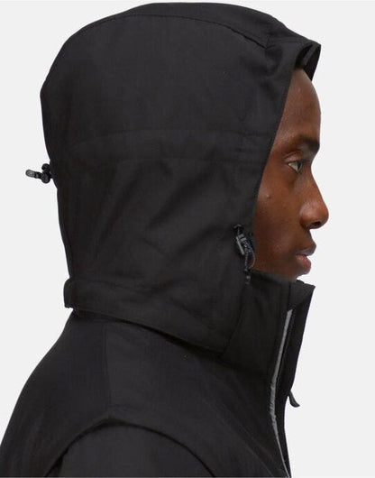 Regatta Professional Regatta Mens Earsmus 4-In-1 Softshell - Black/Black