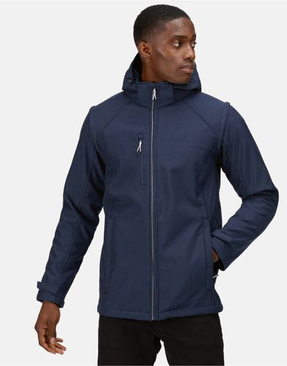 Regatta Professional Regatta Mens Earsmus 4-In-1 Softshell - Navy/Navy