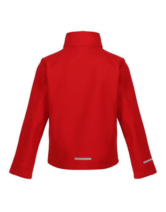 Regatta Junior Ablaze 2 Layer Softshell - Classic Red/Black