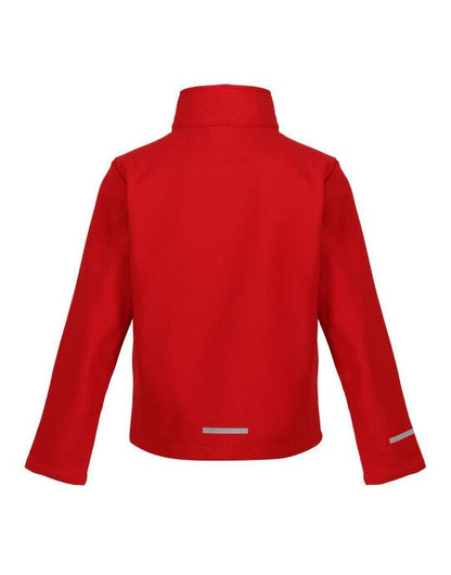 Regatta Junior Ablaze 2 Layer Softshell - Classic Red/Black