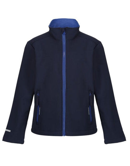 Regatta Junior Ablaze 2 Layer Softshell - Navy/New Royal