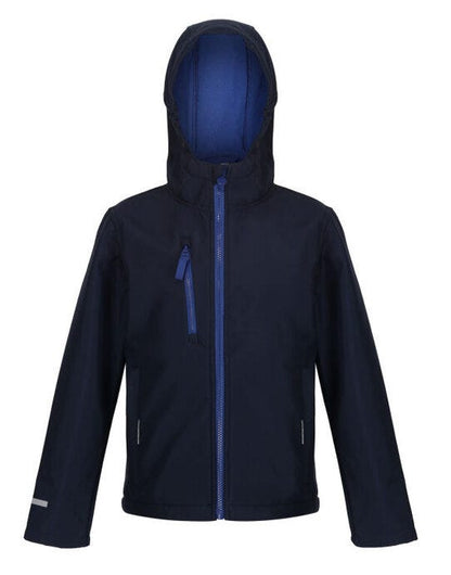 Regatta Junior Ablaze 3 Layer Softshell - Navy/New Royal