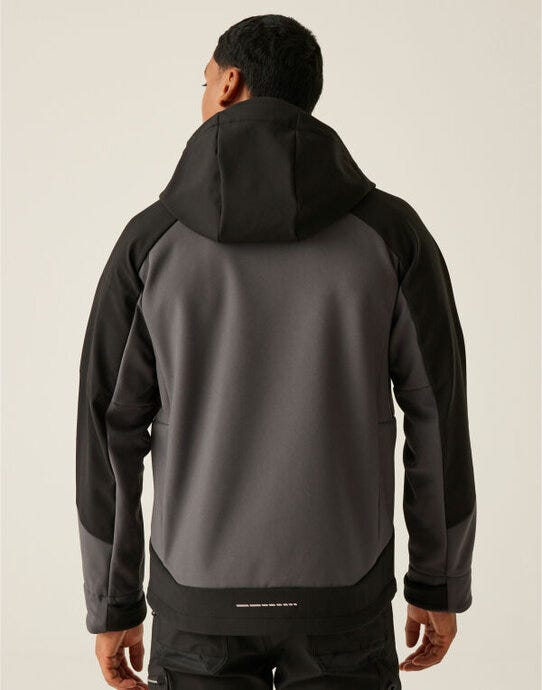 Regatta Professional Regatta 4TEX Stretch 3 Layer Softshell - Slate Grey/Black