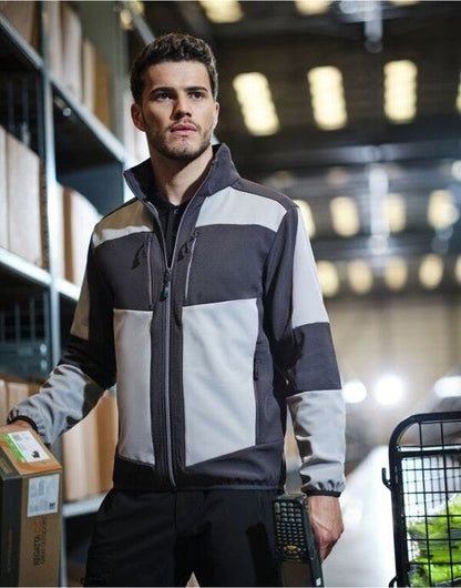 Regatta Professional Regatta E-Volve Unisex 2 Layer Softshell - Mineral Grey/Ash