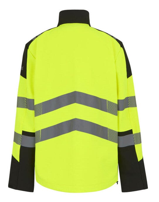 Regatta High Visibility Regatta Hi-Vis X-Pro 3 Layer Softshell - Black/Hi-Vis Yellow