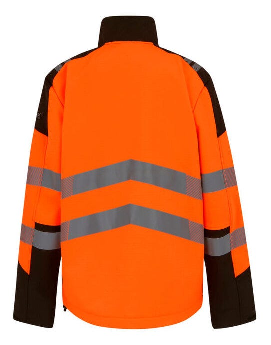 Regatta High Visibility Regatta Hi-Vis X-Pro 3 Layer Softshell - Black/Hi-Vis Orange