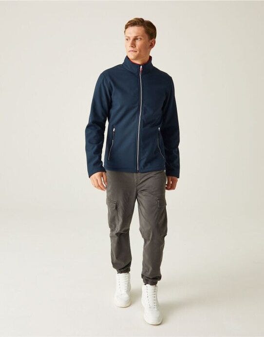 Regatta Professional Regatta Ascender 2-Layer Softshell - Navy/Classic Red