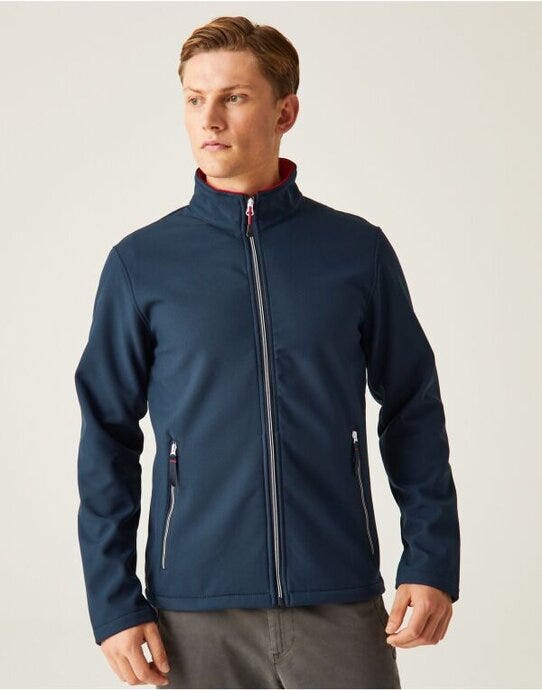 Regatta Professional Regatta Ascender 2-Layer Softshell - Navy/Classic Red