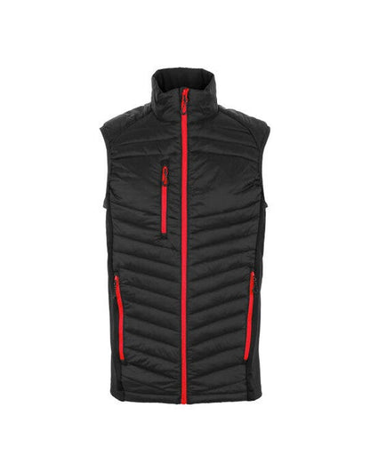 Regatta Professional Regatta Men's Navigate Hybrid Bodywarmer - Black/Classic Red