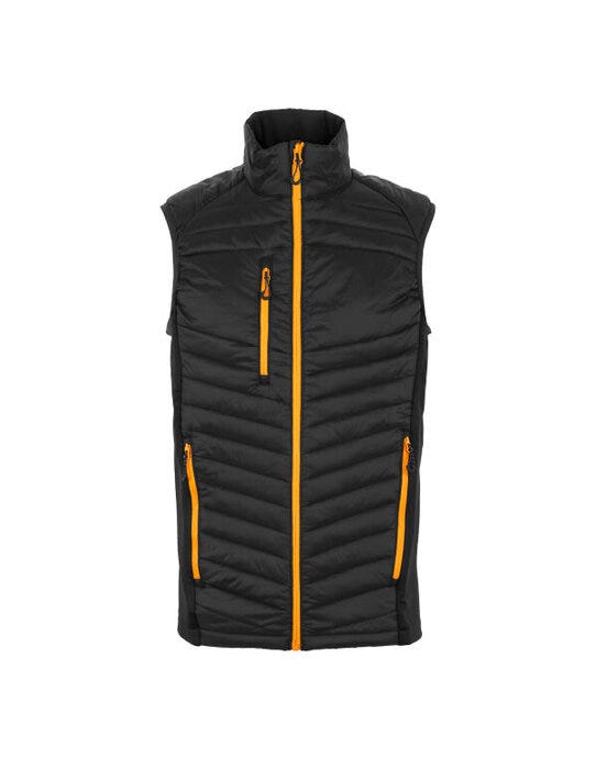 Regatta Professional Regatta Men's Navigate Hybrid Bodywarmer - Black Orange Pop