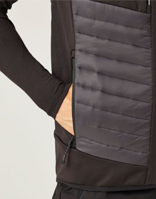 Regatta Professional Regatta E-Volve Unisex Hybrid Bodywarmer - Ash/Black
