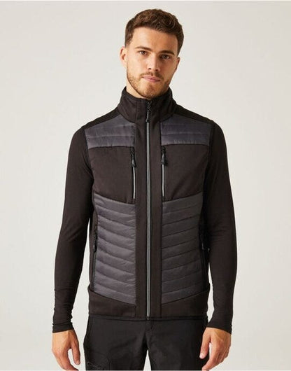 Regatta Professional Regatta E-Volve Unisex Hybrid Bodywarmer - Ash/Black